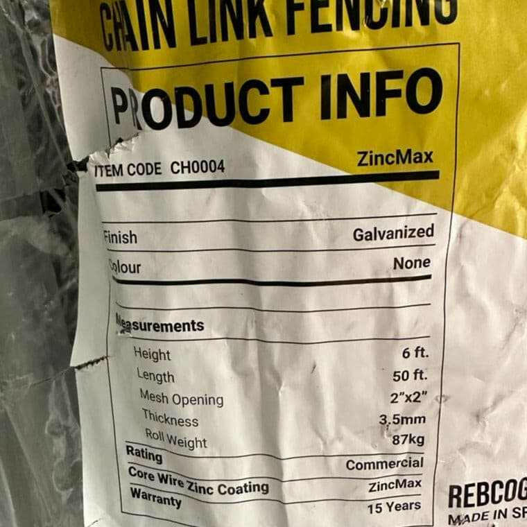 Chain Link Fence (50 ft lengths) - Image 14