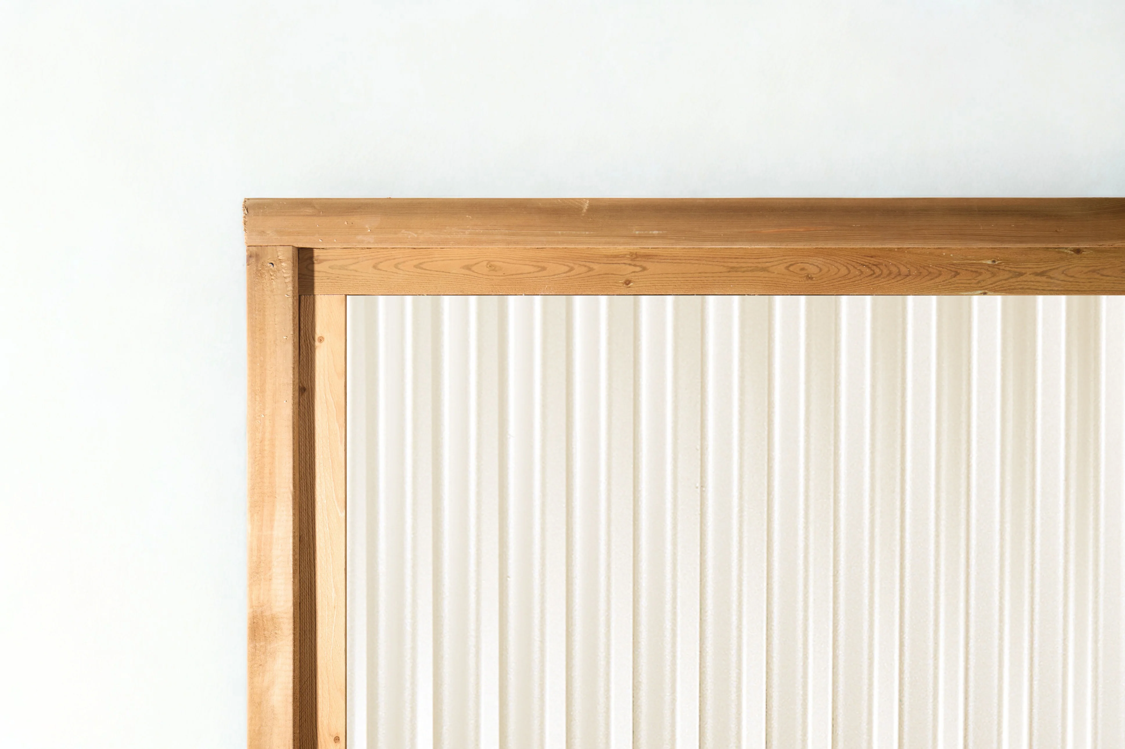 Corrugated Metal Privacy Fence Panels – Treated Wood Frame - Image 5