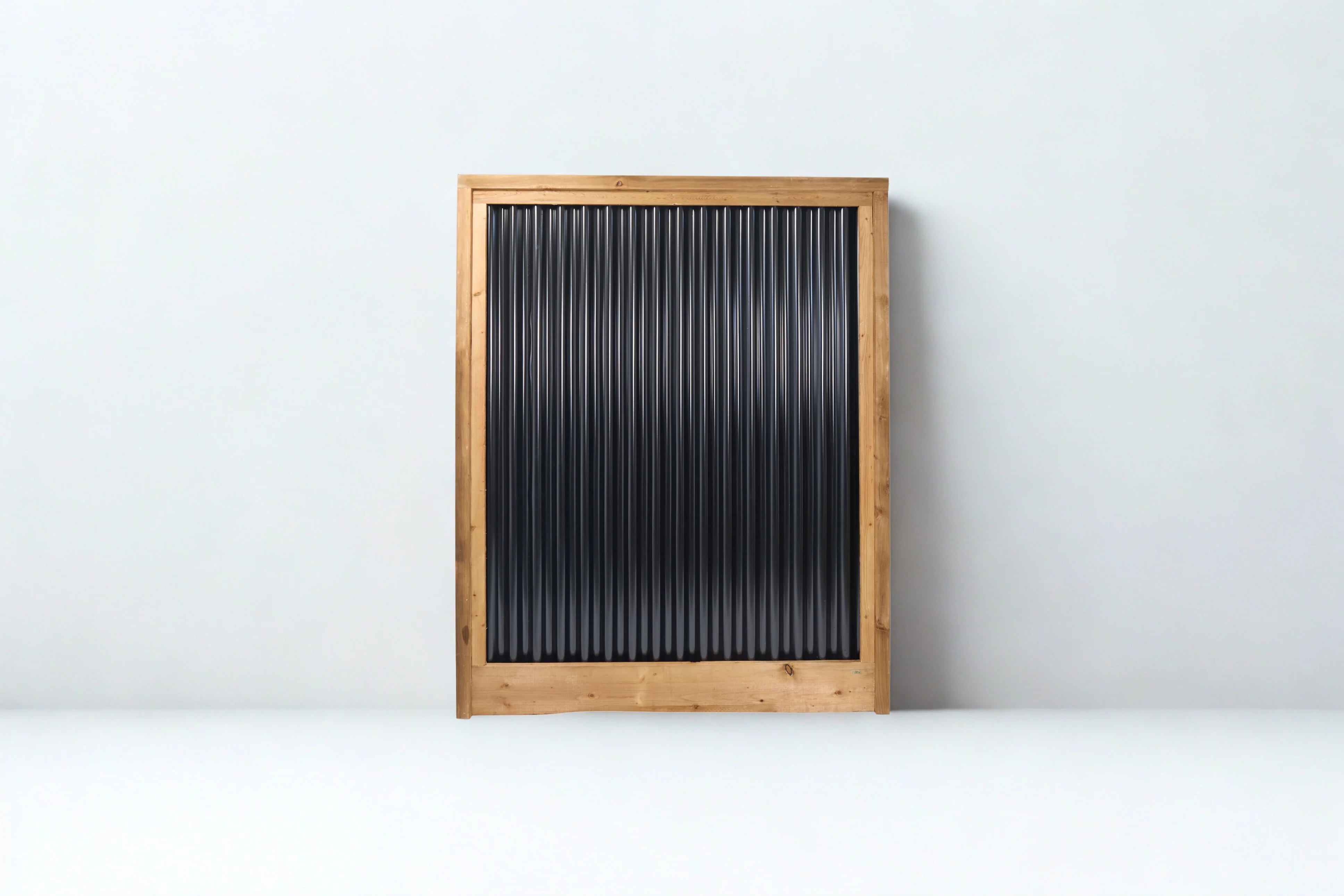 Corrugated Metal Privacy Fence Panels – Treated Wood Frame - Image 7