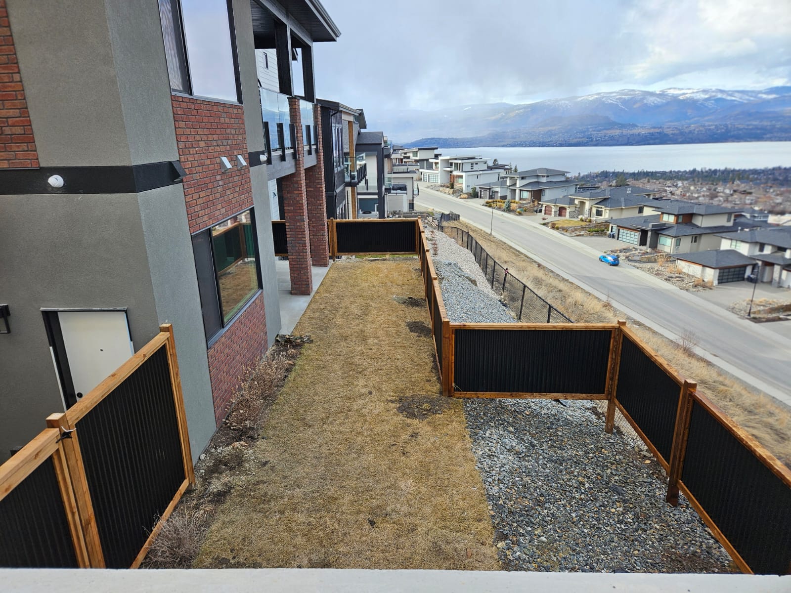 Corrugated Metal Privacy Fence Panels – Treated Wood Frame - Image 74