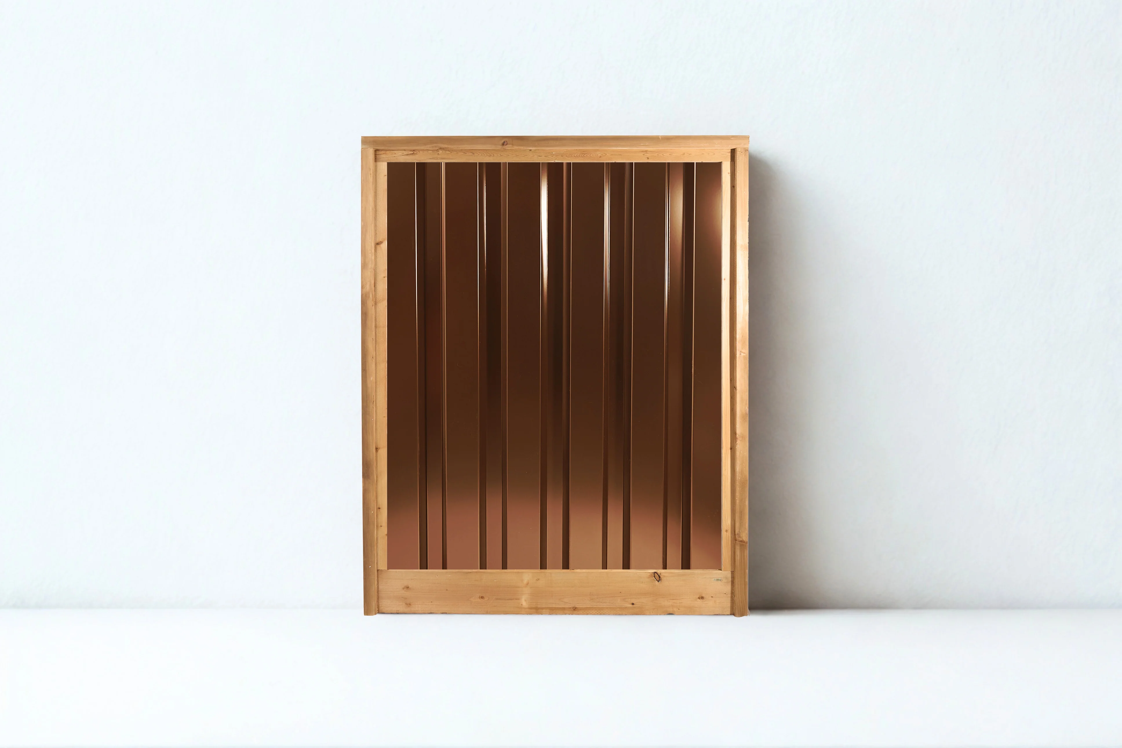 Ribbed Metal Privacy Fence Panels - Treated Wood Frame - Image 5