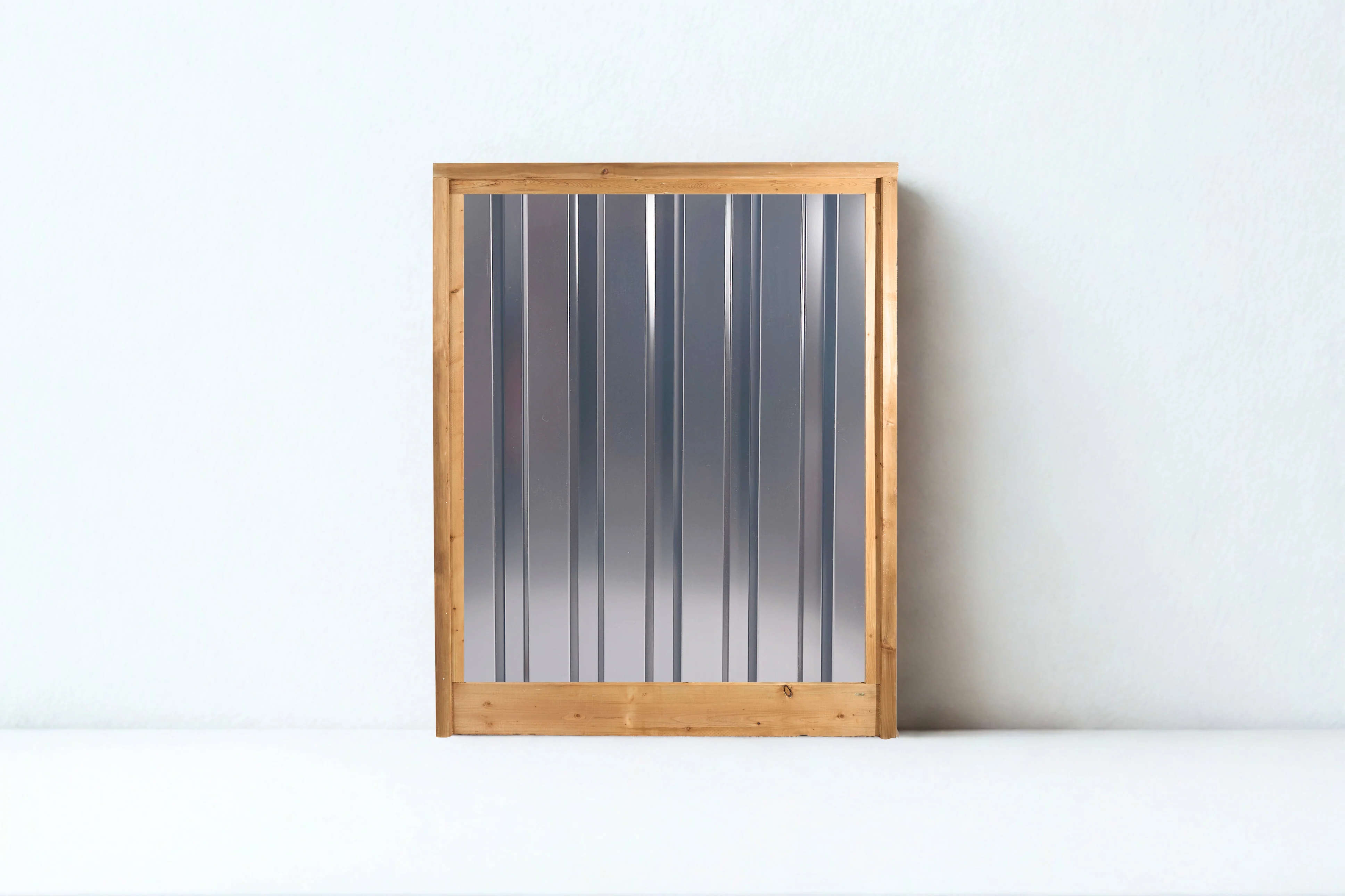 Ribbed Metal Privacy Fence Panels - Treated Wood Frame - Image 7