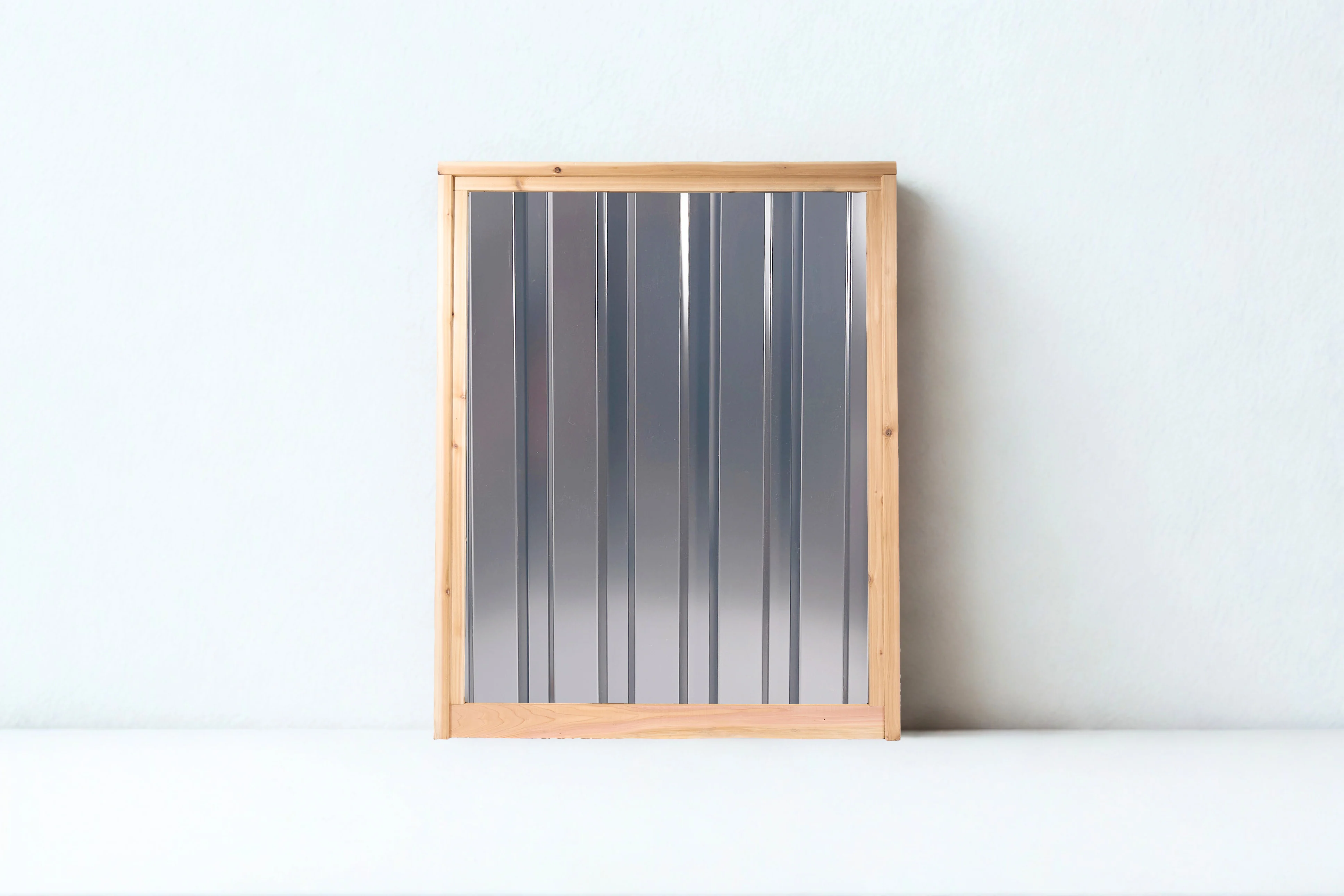 Ribbed Metal Privacy Fence Panels - Cedar Wood Frame - Image 7