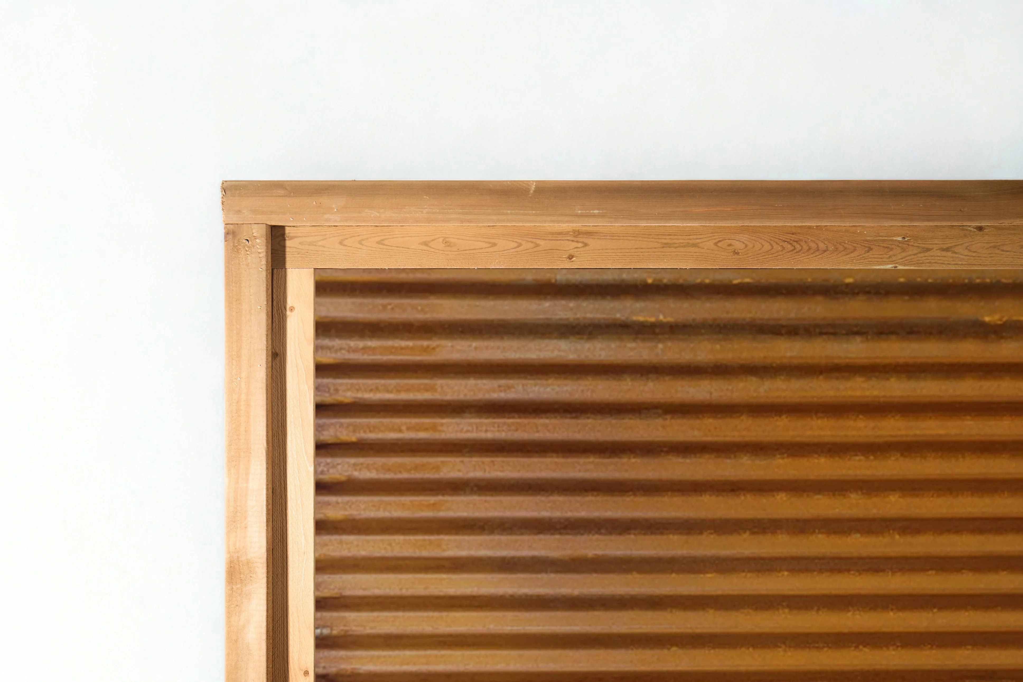 DIY Corrugated Metal Privacy Fence Kit - Treated Wood Frame - Image 12