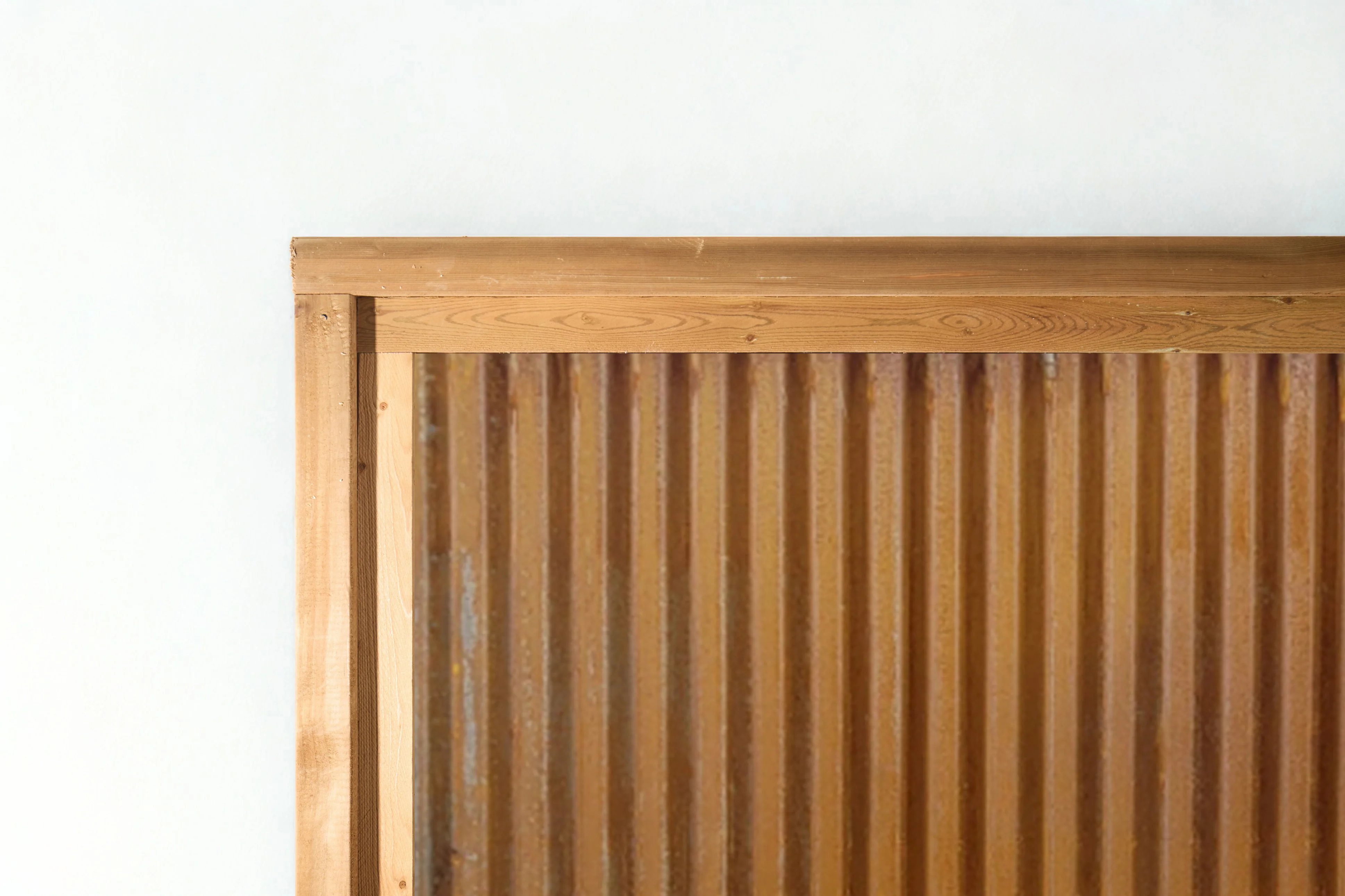 DIY Corrugated Metal Privacy Fence Kit - Treated Wood Frame - Image 4