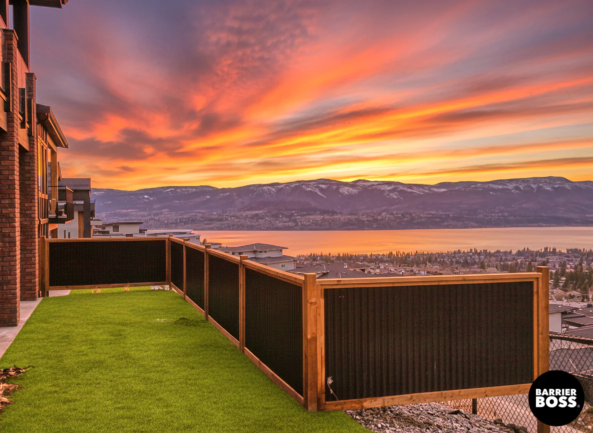 DIY Corrugated Metal Privacy Fence Kit - Treated Wood Frame - Image 42