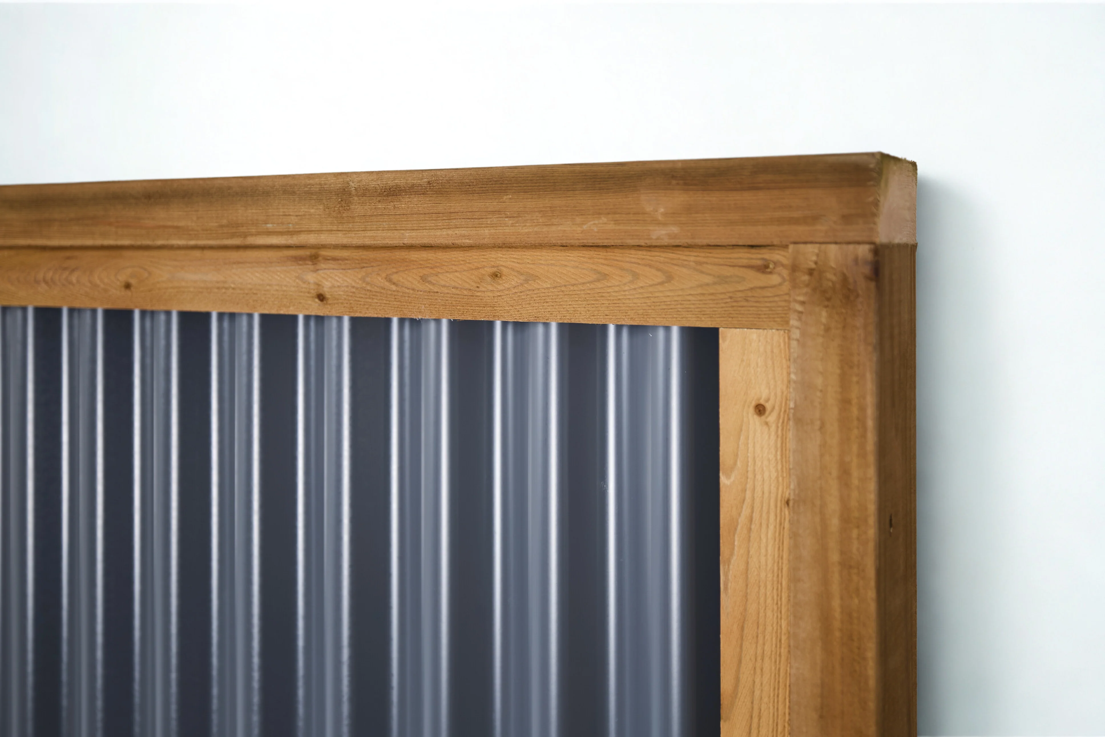 DIY Corrugated Metal Privacy Fence Kit - Treated Wood Frame - Image 57