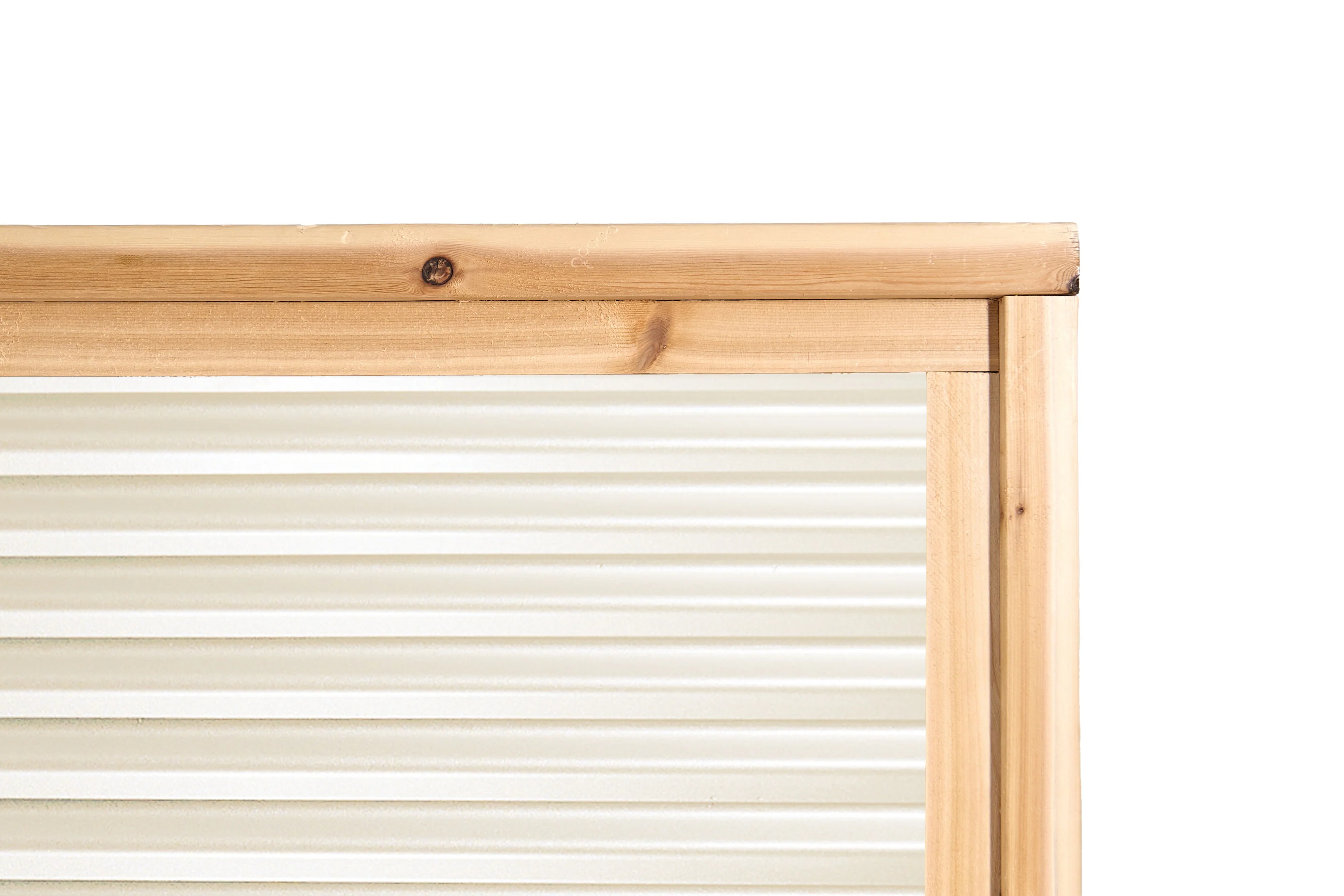 DIY Corrugated Metal Privacy Fence Kit - Cedar Wood Frame - Image 25