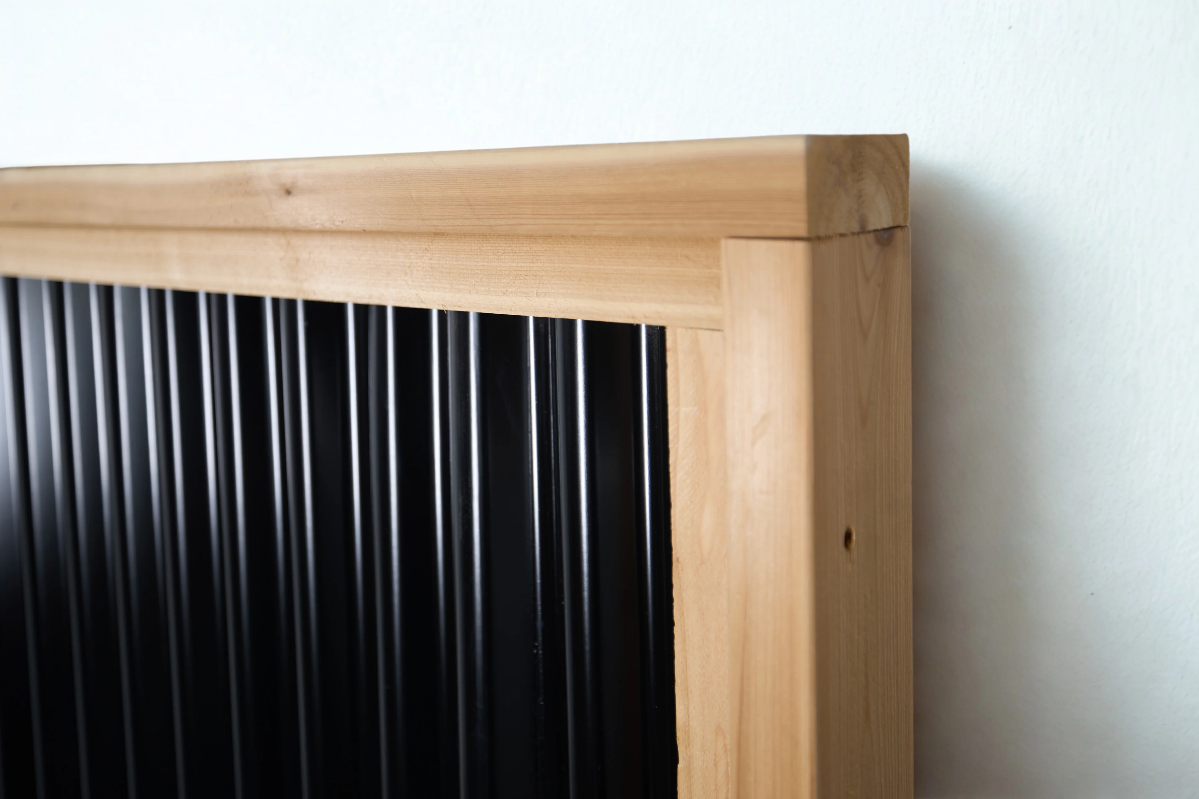 Corrugated Metal Privacy Fence Panels – Cedar Wood Frame - Image 9