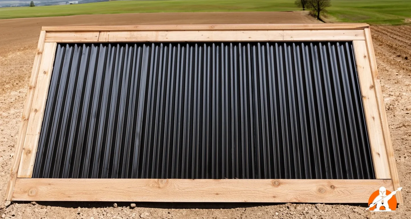 DIY Corrugated Metal Privacy Fence Kit - Cedar Wood Frame - Image 34
