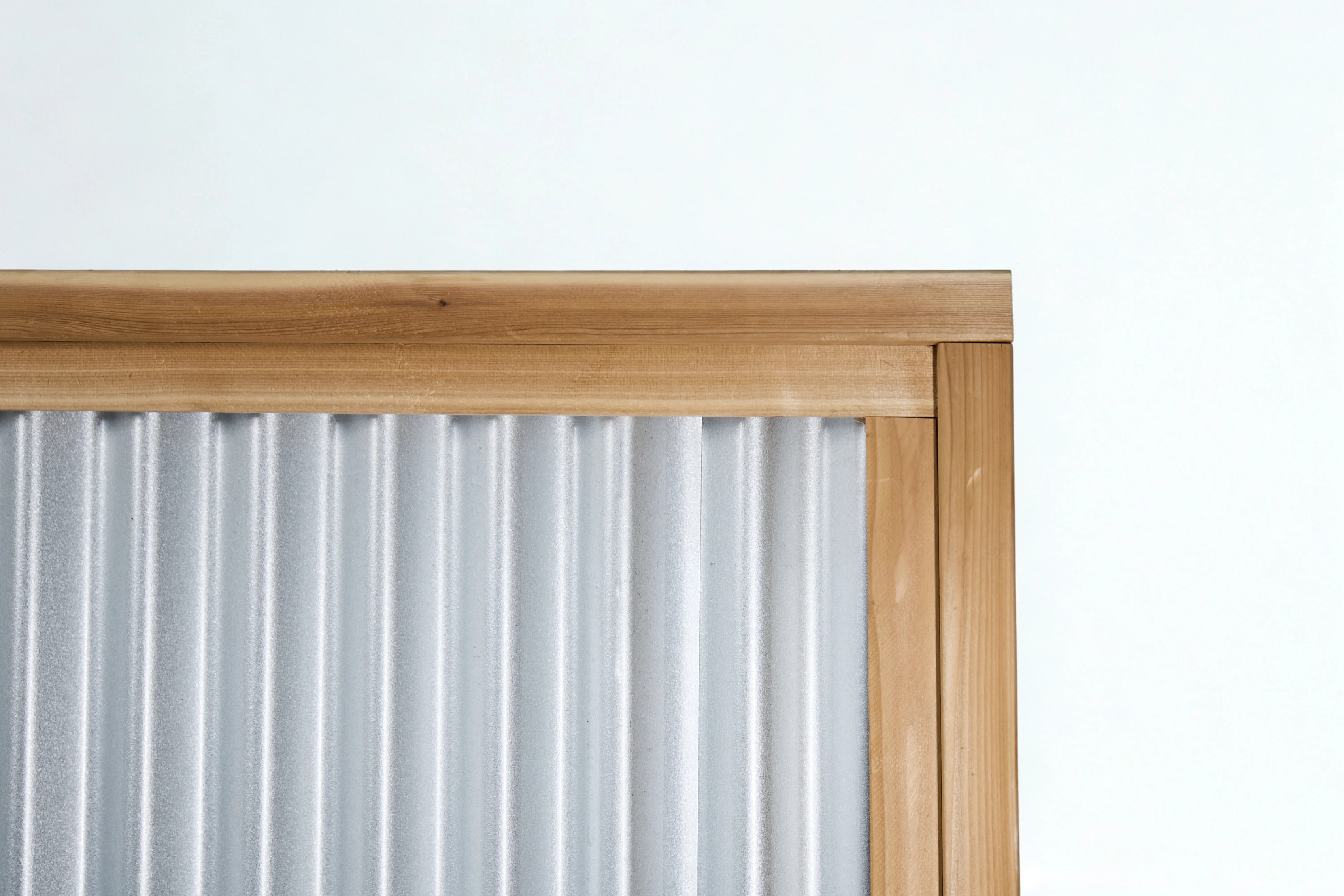 DIY Corrugated Metal Privacy Fence Kit - Cedar Wood Frame - Image 4