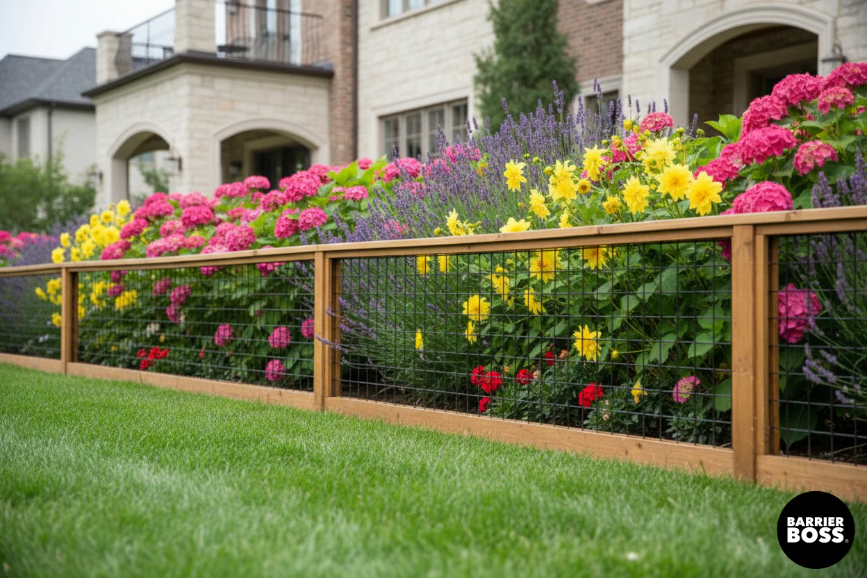 Black Hog Wire Fence Panels - Image 29