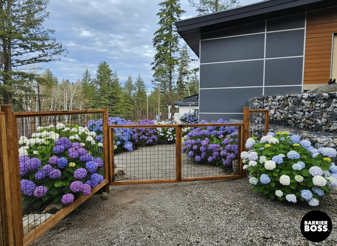 Black Hog Wire Fence Panels - Image 44