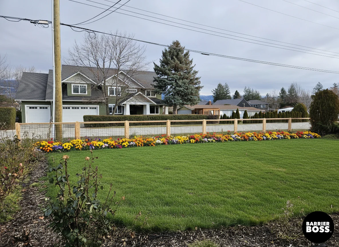 Black Hog Wire Fence Panels - Image 56