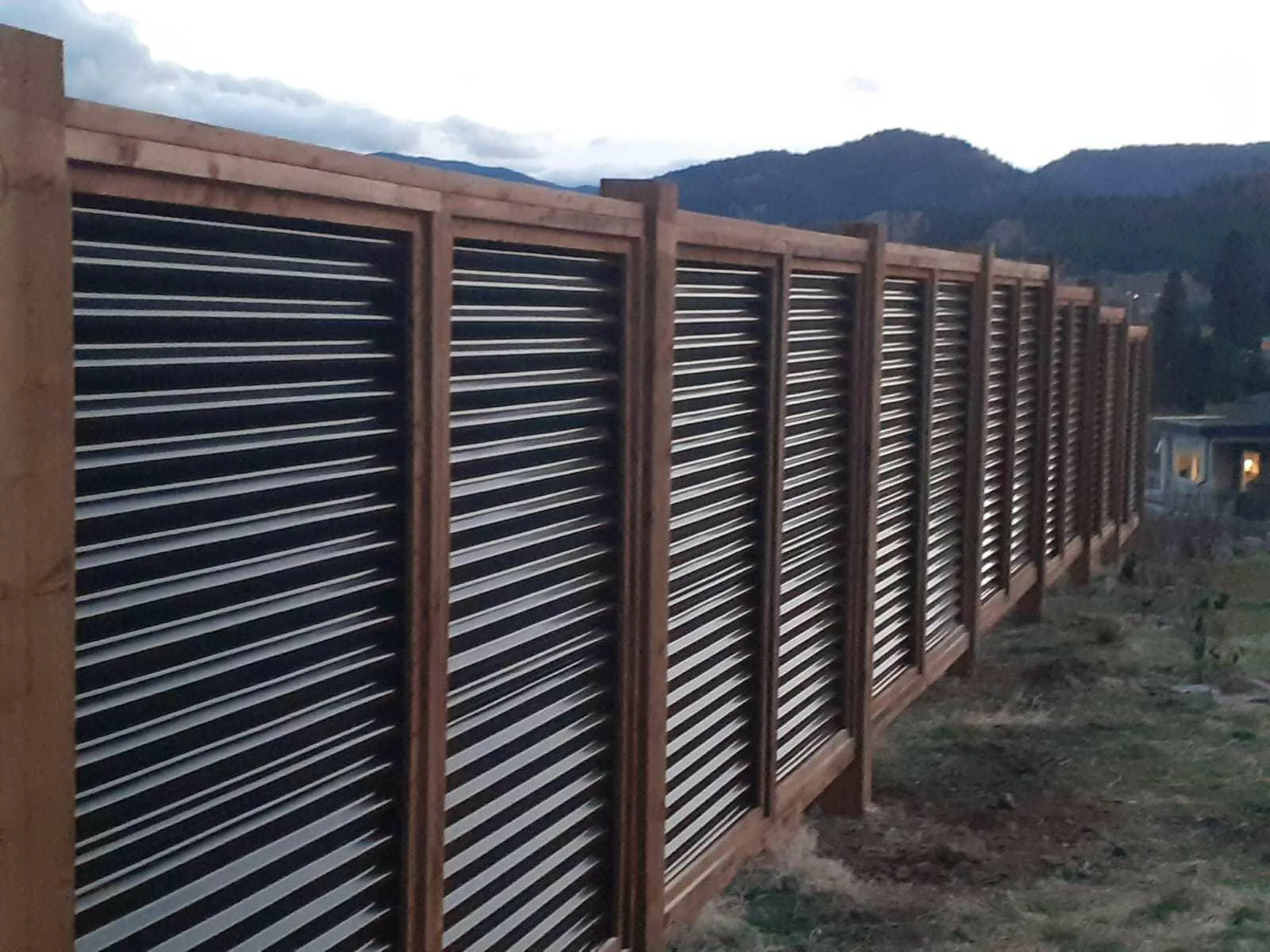 High-Wind Metal Privacy Fence Panels - Image 47